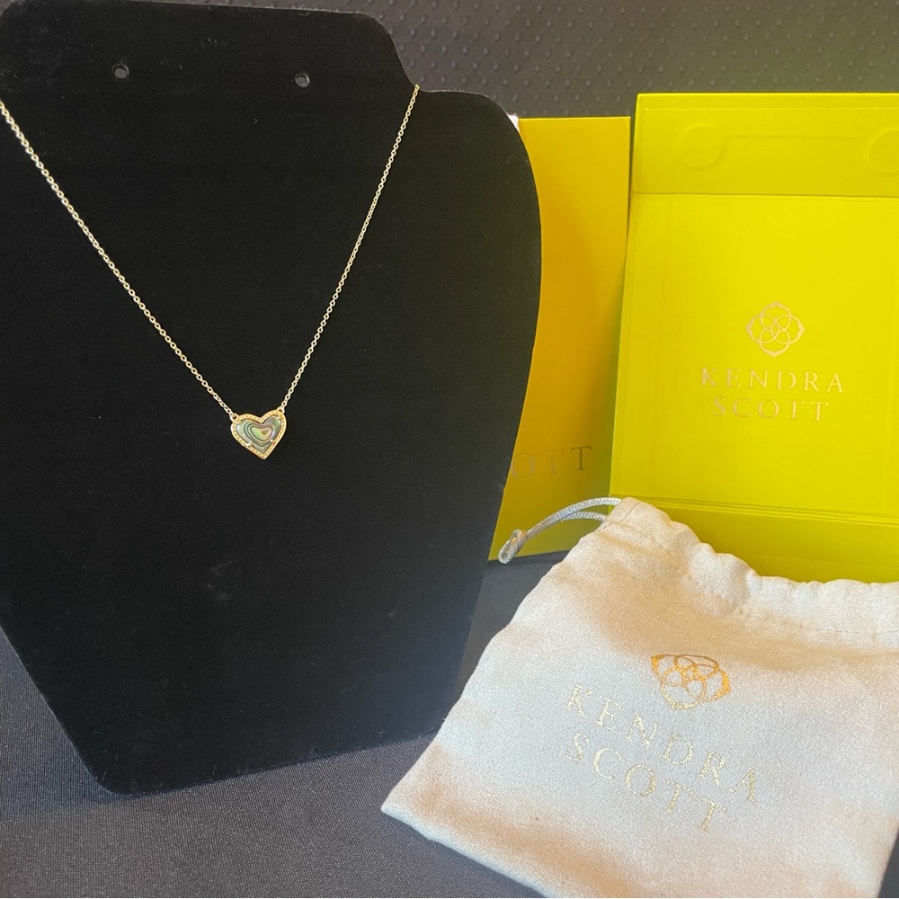 Kendra Scott Heart Pendant Necklace - Gold